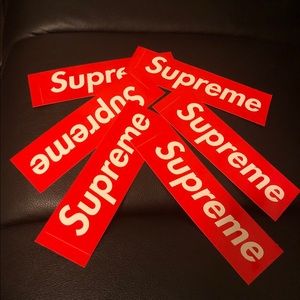 Supreme Box Logo Stickers